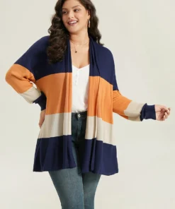 Supersoft Essentials Colorblock Contrast Cardigan 19 Supersoft Essentials Colorblock Contrast Cardigan -Clothing Shop 812394510 ue
