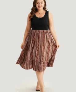 Supersoft Essentials Bandana Print Patchwork Pocket Ruffle Hem Tank Dress 32 Supersoft Essentials Bandana Print Patchwork Pocket Ruffle Hem Tank Dress -Clothing Shop 815546926 ok 03d6422d a616 4647 937d 9e69a3a2392d