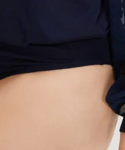 Plain Mesh Patchwork Lantern Sleeve Crew Neck Bodysuit 16 Plain Mesh Patchwork Lantern Sleeve Crew Neck Bodysuit -Clothing Shop 816394673 tt