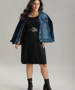 Supersoft Essentials Anti-Pilling Shoulderless Sweater Dress