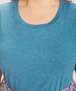 Supersoft Essentials Ditsy Floral Patchwork Pocket Flutter Hem Dress -Clothing Shop 824950515 us