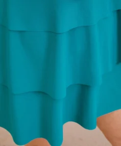 Ruched Ruffle Tiered Knot Front Swim Dress -Clothing Shop 832753072 bz