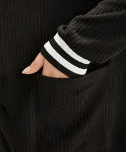 Halloween Patchwork Striped Pocket Button Up Rib Knit Coat 20 Halloween Patchwork Striped Pocket Button Up Rib Knit Coat -Clothing Shop 833176588 sd 21b2b9fe 5709 4ae9 a579 9f07df788904