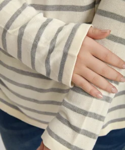 Supersoft Essentials Striped Print Drop Shoulder Crew Neck Pullover -Clothing Shop 836568161 nz 6060d798 9e97 4d7a abda 990f58fe906c