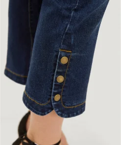 Bootcut Very Stretchy High Rise Dark Wash Button Side Jeans -Clothing Shop 840013194 jb 35210f41 51f6 4340 93f0 1f01e3fb8cce