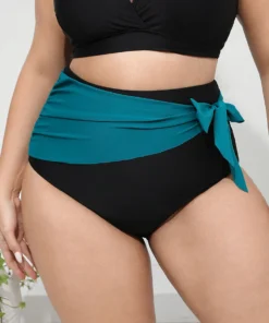 Two Tone Knot Side Bikini Bottom 14 Two Tone Knot Side Bikini Bottom -Clothing Shop 844066102 ll