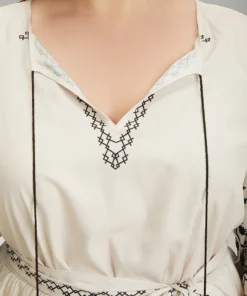 Bandana Tassels Pocket Belted Ruffle Knot Neck Midi Dress -Clothing Shop 848459977 qv