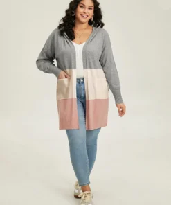 Supersoft Essentials Hooded Contrast Pocket Cardigan -Clothing Shop 849734451 xe 7551d926 66b2 4bd8 95b1 ec64173dd655