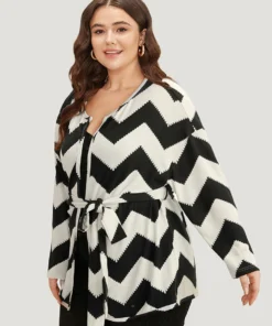 Supersoft Essentials Halloween Geometric Belted Kimono -Clothing Shop 856636360 bs 6f520aa0 482a 4e49 af67 642b2036f6e3