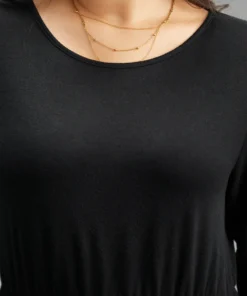 Striped Patchwork Contrast Crew Neck Dress -Clothing Shop 857148294 dc 5957e91f ff0e 471c b3da aff22160bc2d