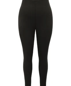 High Rise Pleated Elastic Waist Skinny Leggings -Clothing Shop 857778403 qw