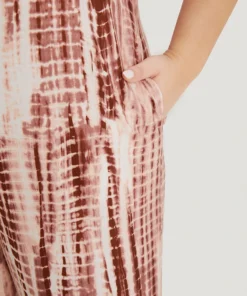 Tie Dye Striped Pocket Backless Cami Jumpsuit 14 Tie Dye Striped Pocket Backless Cami Jumpsuit -Clothing Shop 861321577 sv