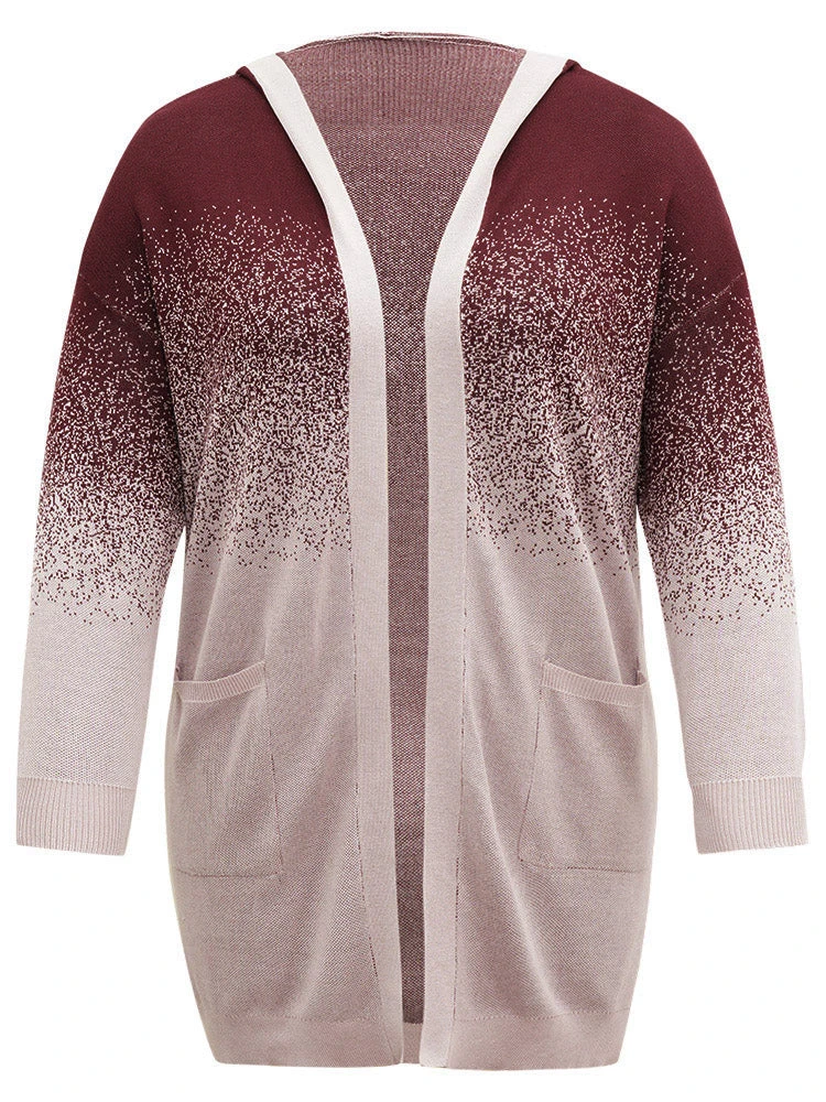 Supersoft Essentials Ombre Heather Pocket Hooded Cardigan 8 Supersoft Essentials Ombre Heather Pocket Hooded Cardigan - Image 6