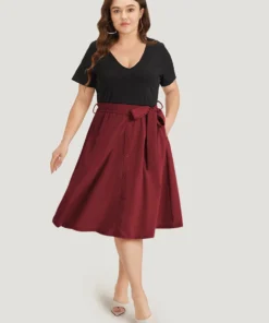 Supersoft Essentials Two Tone Pocket Patchwork Belted Dress 38 Supersoft Essentials Two Tone Pocket Patchwork Belted Dress -Clothing Shop 866310873 vr 84868464 73e0 458f b5e1 44301617341f