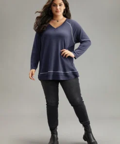 Plain Textured Stitch Raglan Sleeve Sweatshirt 40 Plain Textured Stitch Raglan Sleeve Sweatshirt -Clothing Shop 867037826 gl