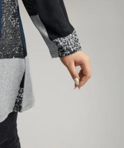 Colorblock Contrast Round Neck T-shirt -Clothing Shop 868712589 af 6d732ac7 d872 41f9 acf1 144bc95bb30a