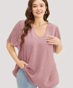 Polka Dot Lace Sleeve Blouse -Clothing Shop 877229798 ir 6bd37fe8 b7c9 4f82 a7db 7928c0b0d3b7