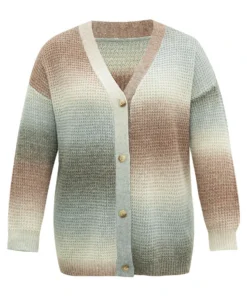 Ombre Heather Button Fly Cardigan 19 Ombre Heather Button Fly Cardigan -Clothing Shop 880590120 gu