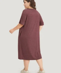 Supersoft Essentials Floral Print Pocket Crew Neck Dress -Clothing Shop 880887274 zw 338df6c2 3265 4a41 b122 2877033b5f5b