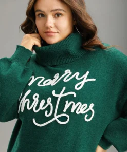 Anti-Pilling Letter Graphic Elastic Cuffs Pullover -Clothing Shop 884119518 ug