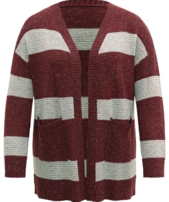 Colorblock Patched Pocket Open Front Cardigan 15 Colorblock Patched Pocket Open Front Cardigan -Clothing Shop 884867673 ue