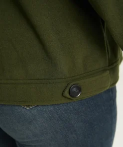 Plain Pocket Button Up Shacket -Clothing Shop 88616055 gt