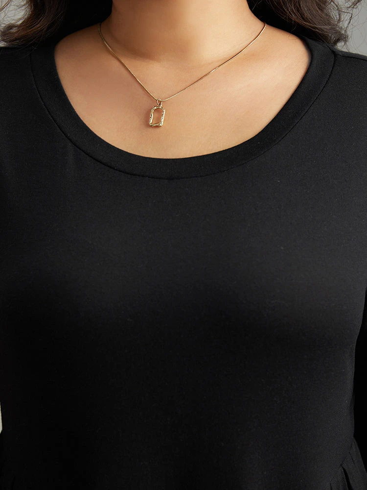 Supersoft Essentials Solid Ruffles Pleated Dress 9 Supersoft Essentials Solid Ruffles Pleated Dress - Image 7