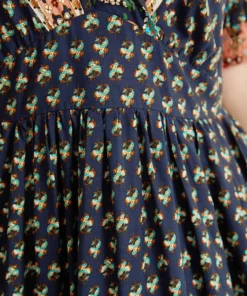 Bandana Print Shirred Puff Sleeve Pocket Wrap Empire Waist Dress -Clothing Shop 893818333 aw 1dc84618 cb79 44c3 8c56 356ce418ff36