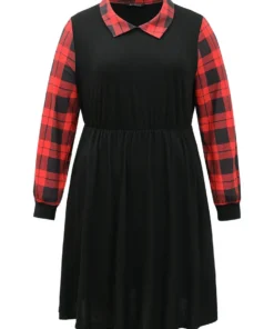 Supersoft Essentials Plaid Patchwork Gathered Dress 15 Supersoft Essentials Plaid Patchwork Gathered Dress -Clothing Shop 894844294 ut 5e249559 b459 40e9 b7c2 565d9f8e1c37