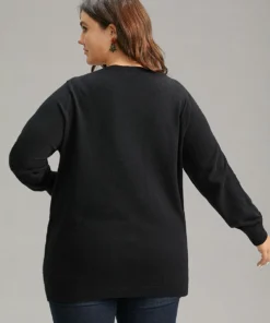 Supersoft Essentials Christmas Elk Letter Crew Neck Pullover 11 Supersoft Essentials Christmas Elk Letter Crew Neck Pullover -Clothing Shop 895847285 sq