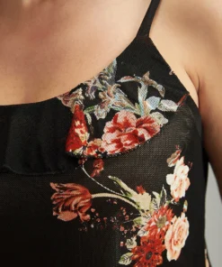 Floral Print Adjustable Straps Cami Loungewear -Clothing Shop 899444967 uu 687ac6d6 28f3 4765 bb4b d7ec5d5b6309