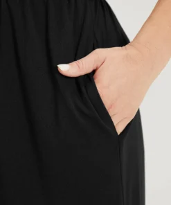 Striped Contrast V Neck Pocket Elastic Waist Jumpsuit 18 Striped Contrast V Neck Pocket Elastic Waist Jumpsuit -Clothing Shop 902907179 ks