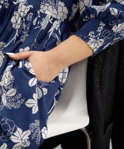 Supersoft Essentials Silhouette Floral Print Pocket Dress -Clothing Shop 905733894 nw