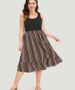 Supersoft Essentials Bandana Print Patchwork Pocket Ruffle Hem Tank Dress 21 Supersoft Essentials Bandana Print Patchwork Pocket Ruffle Hem Tank Dress -Clothing Shop 907714092 ok 6ade95ad 4883 4383 9790 dfa2581e1990