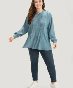 Plisse Button Up Curved Hem Kimono 16 Plisse Button Up Curved Hem Kimono -Clothing Shop 911632194 hj 42c46349 c818 46d1 8767 0f81e6c4e3a8