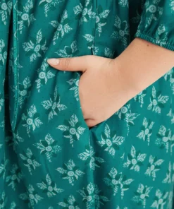 Bandana Print Tie Neck Button Detail Dress 22 Bandana Print Tie Neck Button Detail Dress -Clothing Shop 914167359 nu