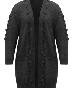 Supersoft Essentials Textured Heather Pocket Cardigan -Clothing Shop 924958769 bq