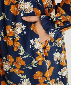 Floral Print Pocket Frill Trim Ruffle Dress -Clothing Shop 925997555 xn 10d68d7f 4fa2 4f08 a84b 39ae44dfe689