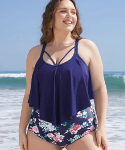 Floral Patchwork Asymmetrical Ruffles Sculpt Waist One Piece Swimsuit 30 Floral Patchwork Asymmetrical Ruffles Sculpt Waist One Piece Swimsuit -Clothing Shop 928465416 dj