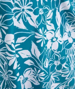 Floral Sculpt Waist V Neck Ruffle Hem Swim Dress 22 Floral Sculpt Waist V Neck Ruffle Hem Swim Dress -Clothing Shop 930568889 ww