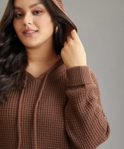 Solid Texture Hooded Drawstring Pullover 12 Solid Texture Hooded Drawstring Pullover -Clothing Shop 936807521 hp