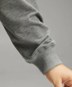 Solid Zipper Pocket Jacket -Clothing Shop 93942926 gh