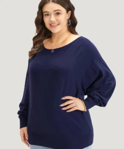 Supersoft Essentials Batwing Sleeve Boat Neck Pullover