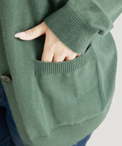 Supersoft Essentials Patched Pocket Drop Shoulder Cardigan -Clothing Shop 946265370 ln