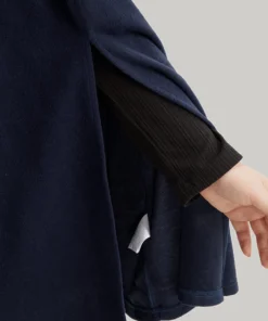 Anti-Wrinkle Solid Metal Detail Cape Blazer -Clothing Shop 952961973 vo 85fe76b5 1023 4e0f a0c0 9db5a690c88f