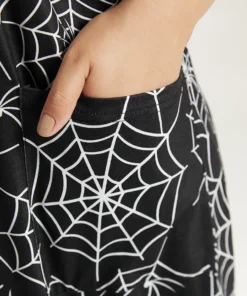 Halloween Spider Web Print Pocket Overall Cami Jumpsuit -Clothing Shop 955638115 xj a01f4ed5 68ec 40fb 91c1 ed9b7d9d8a52