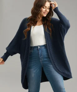 Supersoft Essentials Batwing Sleeve Cable Knit Cardigan -Clothing Shop 959582006 bl f215f401 cf89 45fa a8e9 a092ca43951d