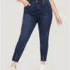 Straight Leg Very Stretchy Raw Hem Jeans -Clothing Shop 961386491 mw