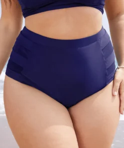 Plain Mesh Insert Swim Bottom -Clothing Shop 966997330 lb