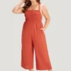 Plain Gathered Shirred Pocket Cami Jumpsuit -Clothing Shop 967098038 kd 7a8c4ace 24a1 4b0e 8b89 743d07741c09